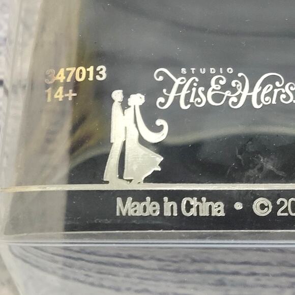 His & Hers Rhinestone Bridal Tiara with Combs - Picture 4 of 6